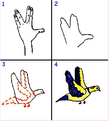 Как сделать звук птицы руками. Рисование с помощью руки. Рисование руками для детей. Рисование ладонью птичка. Рисование птиц с помощью ладоней.